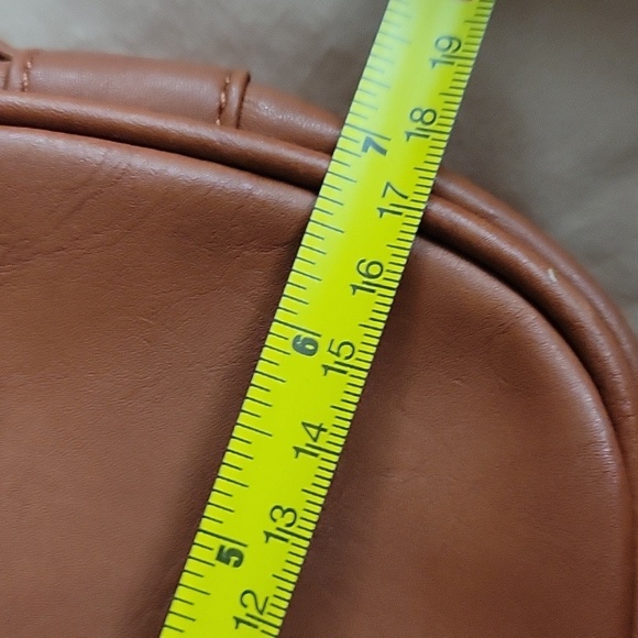 Small Anthro Style Leather Crossbody - Picture 5 of 6